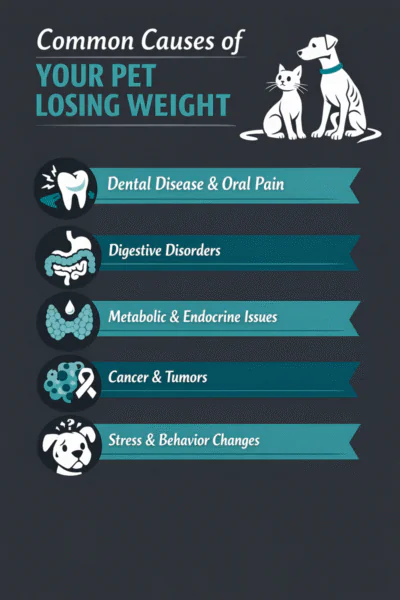 Common Causes of Your Pet Losing Weight