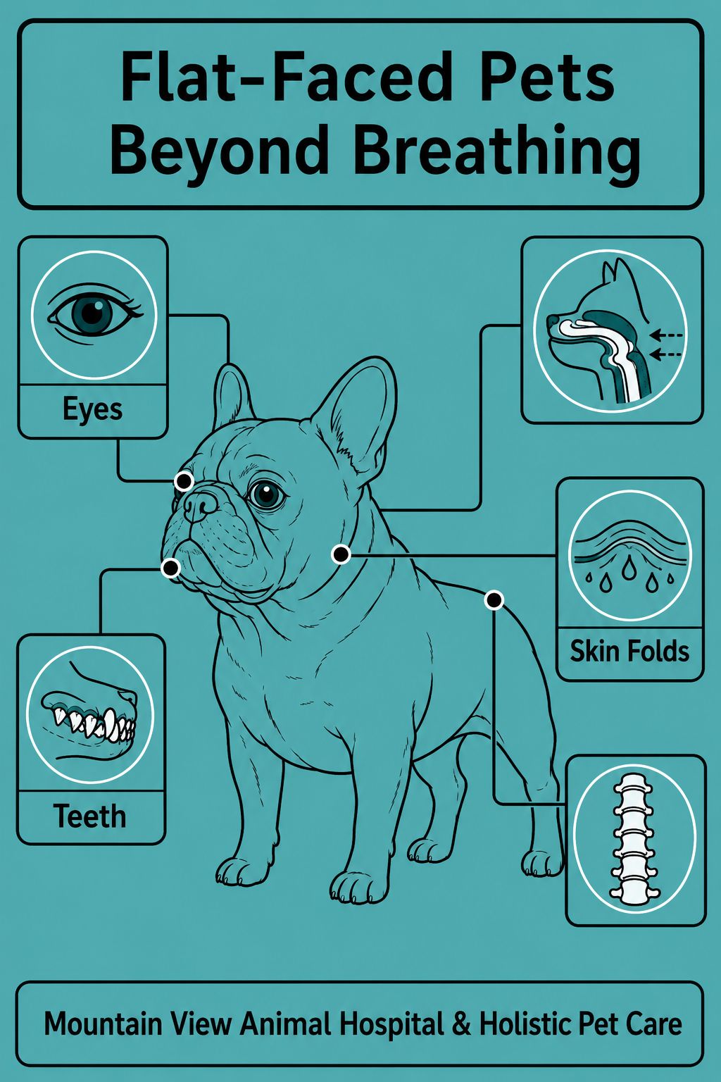 Infographic_Beyond Breathing Other Health Challenges Facing Flat-Faced Dog and Cat Breeds